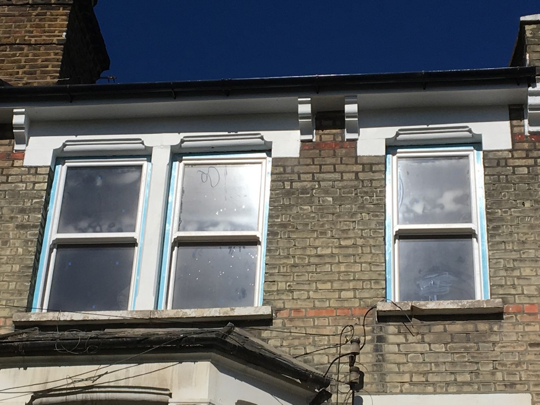 New uPVC sash windows fitted on Victorian terrace in Eltham